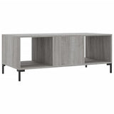 Coffee Table Grey Sonoma 102x50x40 cm Engineered Wood 829306