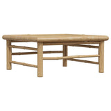 Garden Table Natural Bamboo Bamboo 65 x 65 x 30 cm Lightweight 313149