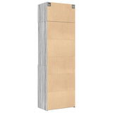 Storage Cabinet Grey Sonoma 70x42.5x225 cm Engineered Wood 3281320