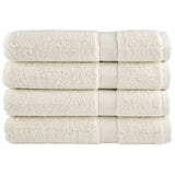 Premium Sauna Towels SOLUND 4 pcs Cream 80x200 cm 600 gsm 137483