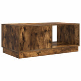 Coffee Table Smoked Oak 90 x 50 x 37 cm Engineered Wood 895420