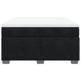 Box Spring Bed with Mattress Black 140x200 cm Velvet 3285289
