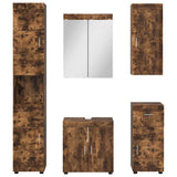 Bathroom Furniture Set TULUM 5 pcs Smoked Oak 60 x 34 x 63 cm 3398059