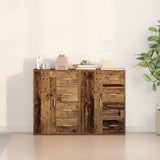 Sideboard 2 pcs Old Wood 60 x 31 x 84 cm Engineered Wood 3334311
