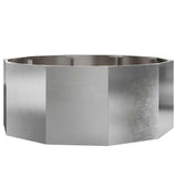 Planter Silver 90 x 90 x 35 cm Stainless Steel 883735