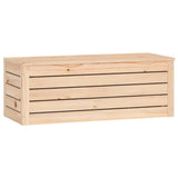 Storage Box 89x36.5x33 cm Solid Wood Pine 823619