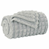 Throw Blankets 6 pcs Grey 270 x 240 cm Fleece 42016956