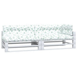 Pallet Cushions 5 pcs Leaf Pattern Fabric 360795