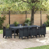 Garden Table Anthracite 250 x 100 x 73 cm Poly Rattan 3378516