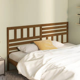 Bed Headboard Honey brown Solid pinewood Standard Durable 814167