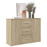 ZNTS Sideboard Sonoma Oak 90.5x29.5x65 cm Engineered Wood 849876