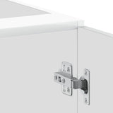 Kitchen Base Cabinet Porto Concrete Grey Engineered Wood 853921