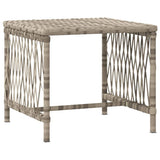 Sun Lounger 2-person 3 pcs Light Grey and Dark Grey Poly Rattan 365437
