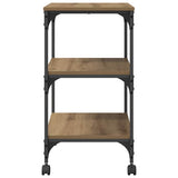 Printer Stand Artisan Oak 50 x 41 x 75 cm Engineered Wood 882999