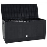Garden Storage Box Anthracite 119x48x60 cm Polypropylene 152197