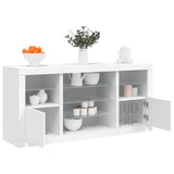 Sideboard with LED Lights White 142.5x37x67 cm 3209086
