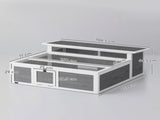 Wooden Tortoise House, Tortoise Enclosure with Clear Observation Window, Top Opening, Multiple T3398P617017