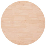 Round Table Top 90x1.5 cm Solid Wood Oak 342899