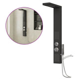 Shower Panel System Aluminium Black 151416