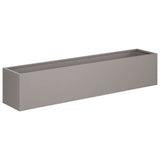Garden Planter 2 pcs Rusty 80 x 20 x 20 cm Weathering Steel 8005175