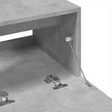 Sink Cabinet Concrete Grey 78x37x59 cm Engineered Wood 848118