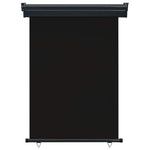 Balcony Side Awning 125x250 cm Black 48418