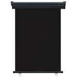 Balcony Side Awning 125x250 cm Black 48418