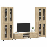TV Cabinet Set FLORIN 3 pcs Sonoma Oak Engineered Wood 3397986