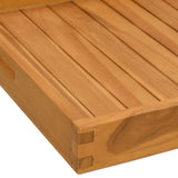 Serving Tray 50x50 cm Solid Teak Wood 315457