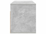 Lowboard with Drawer Concrete Grey 87 x 27.5 x 43 cm 8000583