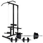 Power Tower with Barbell and Dumbbell Set 60.5 kg 275354