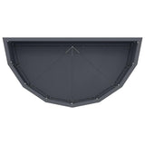 Planter Anthracite 60 x 30 x 35 cm Steel 883698