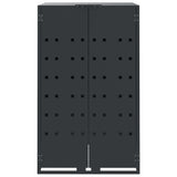 Wheelie Bin Storage for 5 Bins Anthracite 345x79x117 cm Steel 3279985