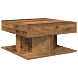 Coffee Table Old Wood 55x55x30 cm Engineered Wood 856632