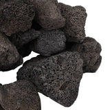 Volcanic Rocks 25 kg Black 5-8 cm 155322