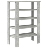 ZNTS Shoe Rack Concrete Grey 61x32x87.5 cm Engineered Wood 859854