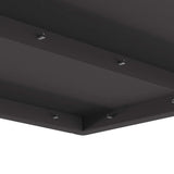 Fire Pit Black 60 x 60 x 30 cm Steel 858954