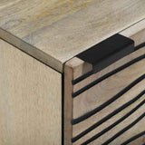 Bedside Cabinet 2 pcs White and Black 40 x 33 x 46 cm 4017969