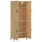 Highboard Sonoma Oak 69.5x34x180 cm Engineered Wood 3199684