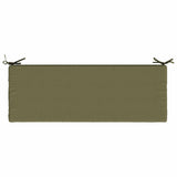 2-Piece Bench Cushions SOEST 2 pcs 100% Polyester Olive Green 949661