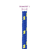 Boat Rope Blue 14 mm 100 m Polypropylene 152464
