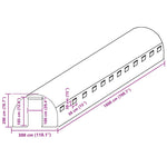 Greenhouse Replacement Cover 300x1800x200 cm Green 316441