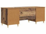 Desk with Shelf Old Wood 142.5 x 50 x 75 cm Engineered Wood 3414583