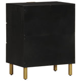 Bedside Cabinet Black 50x33x62 cm Engineered Wood 4017657