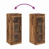 Wall Mounted Cabinet Old Wood 34.5 x 34 x 90 cm 882616