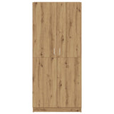 Wardrobe Artisan Oak 80x52x180 cm Engineered Wood 855883