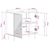 Bathroom Sink Cabinet HAARLEM Artisan Oak 59.5 x 31.5x 59 cm 896794