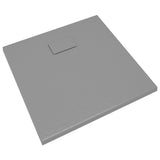 Shower Base Tray SMC Grey 80x80 cm 148930