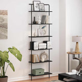 Bookshelf Black Oak 60 x 24 x 203 cm Engineered wood 879971