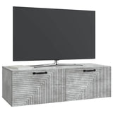 Wall-Mounted TV Cabinet Concrete Grey 98 x 41 x 30 cm 898698